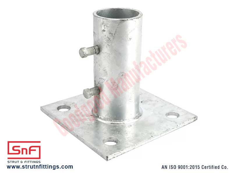 Chain Link Fence Fittings manufacturers India Post Floor Flanges suppliers exporters in India Ludhiana