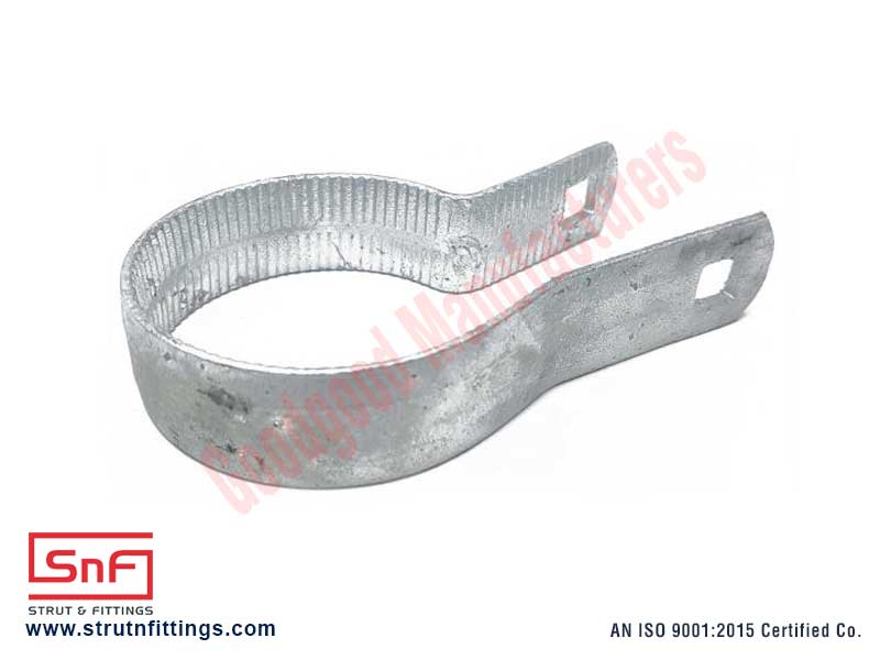 Chain Link Fence Fittings manufacturers India Chain Link Fence Beveled Tension Bands  suppliers exporters in India Ludhiana
