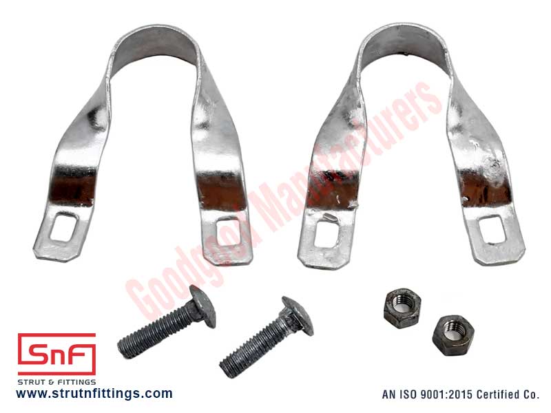Chain Link Fence Fittings manufacturers India Cross Connectors /  Purlin Clamps  suppliers exporters in India Ludhiana