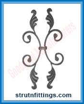 Wrought Iron Clip on Unit manufacturers India Steel Gate Grill Clip on Unit suppliers exporters in India Ludhiana
