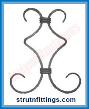 Wrought Iron Clip on Unit manufacturers India Steel Gate Grill Clip on Unit suppliers exporters in India Ludhiana