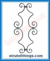 Wrought Iron Clip on Unit manufacturers India Steel Gate Grill Clip on Unit suppliers exporters in India Ludhiana