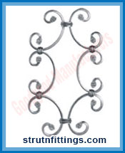Wrought Iron Clip on Unit manufacturers India Steel Gate Grill Clip on Unit suppliers exporters in India Ludhiana