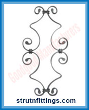 Wrought Iron Clip on Unit manufacturers India Steel Gate Grill Clip on Unit suppliers exporters in India Ludhiana