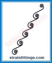 Wrought Iron Clip on Unit manufacturers India Steel Gate Grill Clip on Unit suppliers exporters in India Ludhiana