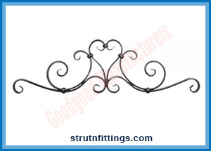 Wrought Iron Gate Tops manufacturers India Gate Grill Overthrows suppliers exporters in India Ludhiana