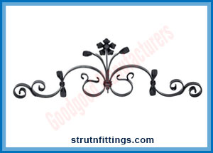 Wrought Iron Gate Tops manufacturers India Gate Grill Overthrows suppliers exporters in India Ludhiana