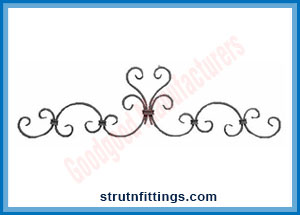 Wrought Iron Gate Tops manufacturers India Gate Grill Overthrows suppliers exporters in India Ludhiana