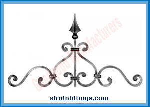 Wrought Iron Gate Tops manufacturers India Gate Grill Overthrows suppliers exporters in India Ludhiana