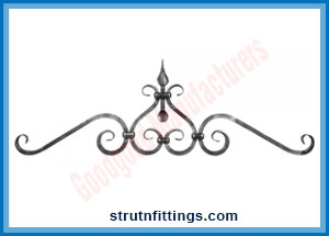 Wrought Iron Gate Tops manufacturers India Gate Grill Overthrows suppliers exporters in India Ludhiana