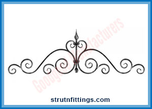 Wrought Iron Gate Tops manufacturers India Gate Grill Overthrows suppliers exporters in India Ludhiana