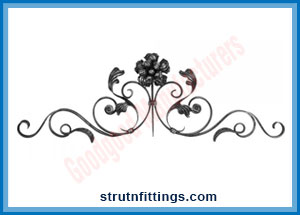 Wrought Iron Gate Tops manufacturers India Gate Grill Overthrows suppliers exporters in India Ludhiana