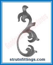 Wrought Iron Leaves & Flowers manufacturers India Gate Grill Leaves and Flowers suppliers exporters in India Ludhiana