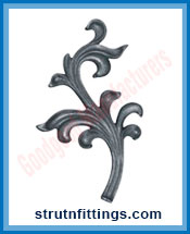 Wrought Iron Leaves & Flowers manufacturers India Gate Grill Leaves and Flowers suppliers exporters in India Ludhiana