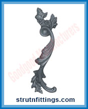 Wrought Iron Leaves & Flowers manufacturers India Gate Grill Leaves and Flowers suppliers exporters in India Ludhiana