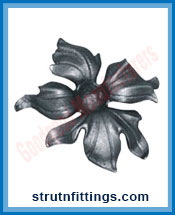 Wrought Iron Leaves & Flowers manufacturers India Gate Grill Leaves and Flowers suppliers exporters in India Ludhiana