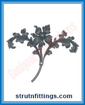 Wrought Iron Leaves & Flowers manufacturers India Gate Grill Leaves and Flowers suppliers exporters in India Ludhiana