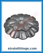 Wrought Iron Leaves & Flowers manufacturers India Gate Grill Leaves and Flowers suppliers exporters in India Ludhiana