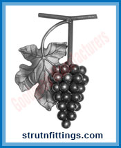 Wrought Iron Leaves & Flowers manufacturers India Gate Grill Leaves and Flowers suppliers exporters in India Ludhiana