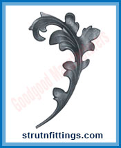 Wrought Iron Leaves & Flowers manufacturers India Gate Grill Leaves and Flowers suppliers exporters in India Ludhiana