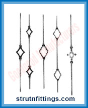 Wrought Iron Pickets manufacturers India Steel Gate Grill Pickets suppliers exporters in India Ludhiana