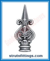 Gate Tops manufacturers India Steel Gate Railheads and Post Tops suppliers exporters in India Ludhiana