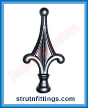 Gate Tops manufacturers India Steel Gate Railheads and Post Tops suppliers exporters in India Ludhiana