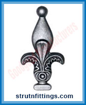 Gate Tops manufacturers India Steel Gate Railheads and Post Tops suppliers exporters in India Ludhiana