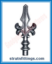 Gate Tops manufacturers India Steel Gate Railheads and Post Tops suppliers exporters in India Ludhiana
