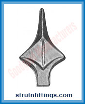 Gate Tops manufacturers India Steel Gate Railheads and Post Tops suppliers exporters in India Ludhiana