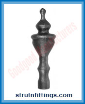 Gate Tops manufacturers India Steel Gate Railheads and Post Tops suppliers exporters in India Ludhiana