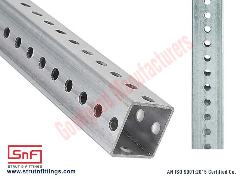 Square Posts Galvanized Roll Formed Parts / Channels manufacturers India Custom Roll Formed Products and Sections suppliers exporters in India Ludhiana