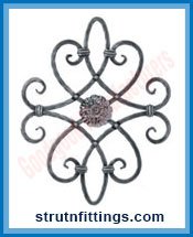 Wrought Iron Rosettes manufacturers India Steel Gate Grill Rosettes suppliers exporters in India Ludhiana