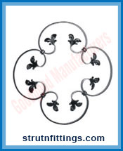 Wrought Iron Rosettes manufacturers India Steel Gate Grill Rosettes suppliers exporters in India Ludhiana