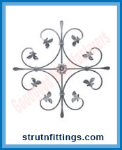 Wrought Iron Rosettes manufacturers India Steel Gate Grill Rosettes suppliers exporters in India Ludhiana