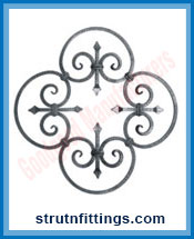 Wrought Iron Rosettes manufacturers India Steel Gate Grill Rosettes suppliers exporters in India Ludhiana