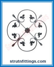 Wrought Iron Rosettes manufacturers India Steel Gate Grill Rosettes suppliers exporters in India Ludhiana