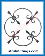 Wrought Iron Rosettes manufacturers India Steel Gate Grill Rosettes suppliers exporters in India Ludhiana