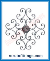 Wrought Iron Rosettes manufacturers India Steel Gate Grill Rosettes suppliers exporters in India Ludhiana