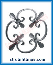 Wrought Iron Rosettes manufacturers India Steel Gate Grill Rosettes suppliers exporters in India Ludhiana