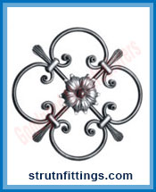 Wrought Iron Rosettes manufacturers India Steel Gate Grill Rosettes suppliers exporters in India Ludhiana