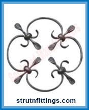 Wrought Iron Rosettes manufacturers India Steel Gate Grill Rosettes suppliers exporters in India Ludhiana