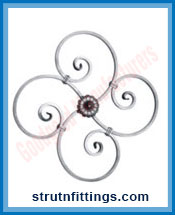 Wrought Iron Rosettes manufacturers India Steel Gate Grill Rosettes suppliers exporters in India Ludhiana