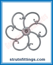 Wrought Iron Rosettes manufacturers India Steel Gate Grill Rosettes suppliers exporters in India Ludhiana