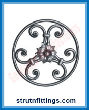 Wrought Iron Rosettes manufacturers India Steel Gate Grill Rosettes suppliers exporters in India Ludhiana