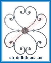 Wrought Iron Rosettes manufacturers India Steel Gate Grill Rosettes suppliers exporters in India Ludhiana