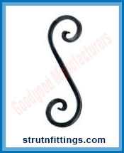 Wrought Iron Scrolls manufacturers India Gate Grill Scrolls suppliers exporters in India Ludhiana