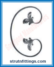 Wrought Iron Scrolls manufacturers India Gate Grill Scrolls suppliers exporters in India Ludhiana