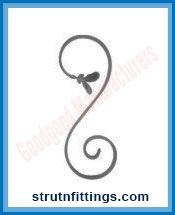 Wrought Iron Scrolls manufacturers India Gate Grill Scrolls suppliers exporters in India Ludhiana