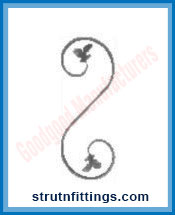 Wrought Iron Scrolls manufacturers India Gate Grill Scrolls suppliers exporters in India Ludhiana